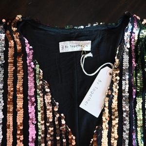 By Together Sequins Shift Mini Dress
